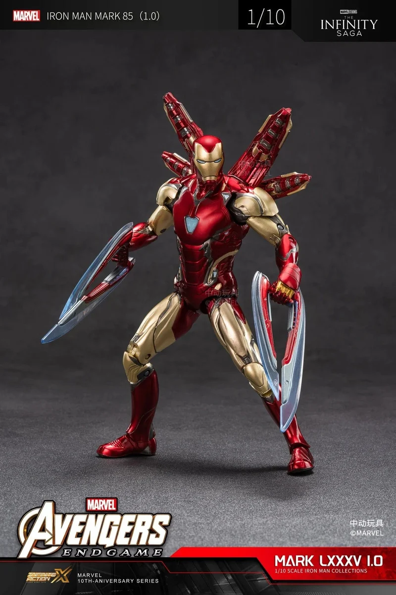 ZD Original Iron Man MK35 MK47 MK46 Iron Patriot MK17 MK21 MK42 MK50 War Machine Legends Avengers Actionfigur Sammeln Spielzeug Geschenk
