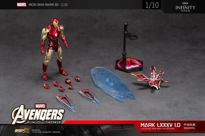 ZD Original Iron Man MK35 MK47 MK46 Iron Patriot MK17 MK21 MK42 MK50 War Machine Legends Avengers Actionfigur Sammeln Spielzeug Geschenk