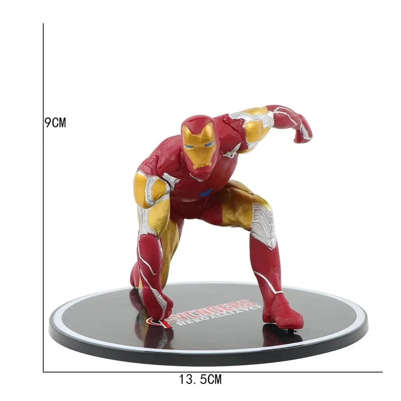 Superhelden-Figur SpiderMan Ironman Captain America Hulk War Machine Actionfigur Modell Spielzeug für Kinder Weihnachtsgeschenk