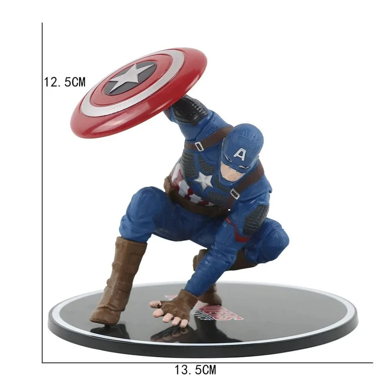 Superhelden-Figur SpiderMan Ironman Captain America Hulk War Machine Actionfigur Modell Spielzeug für Kinder Weihnachtsgeschenk