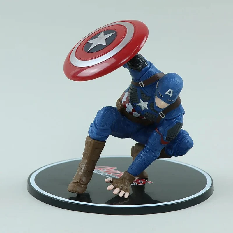 Superhelden-Figur SpiderMan Ironman Captain America Hulk War Machine Actionfigur Modell Spielzeug für Kinder Weihnachtsgeschenk
