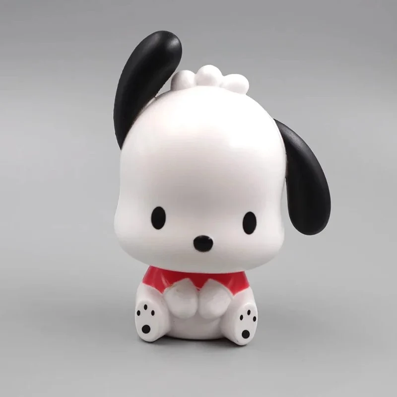 Kawaii Sanrio Anime Figur Cinnamoroll Pachacco Kuromi Puppe Hallo Kitty Action-Figuren DIY Kuchen dekorieren Spielzeug Geschenke für Kinder