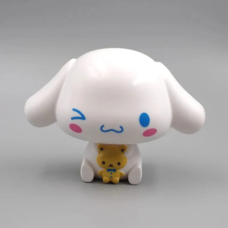 Kawaii Sanrio Anime Figur Cinnamoroll Pachacco Kuromi Puppe Hallo Kitty Action-Figuren DIY Kuchen dekorieren Spielzeug Geschenke für Kinder