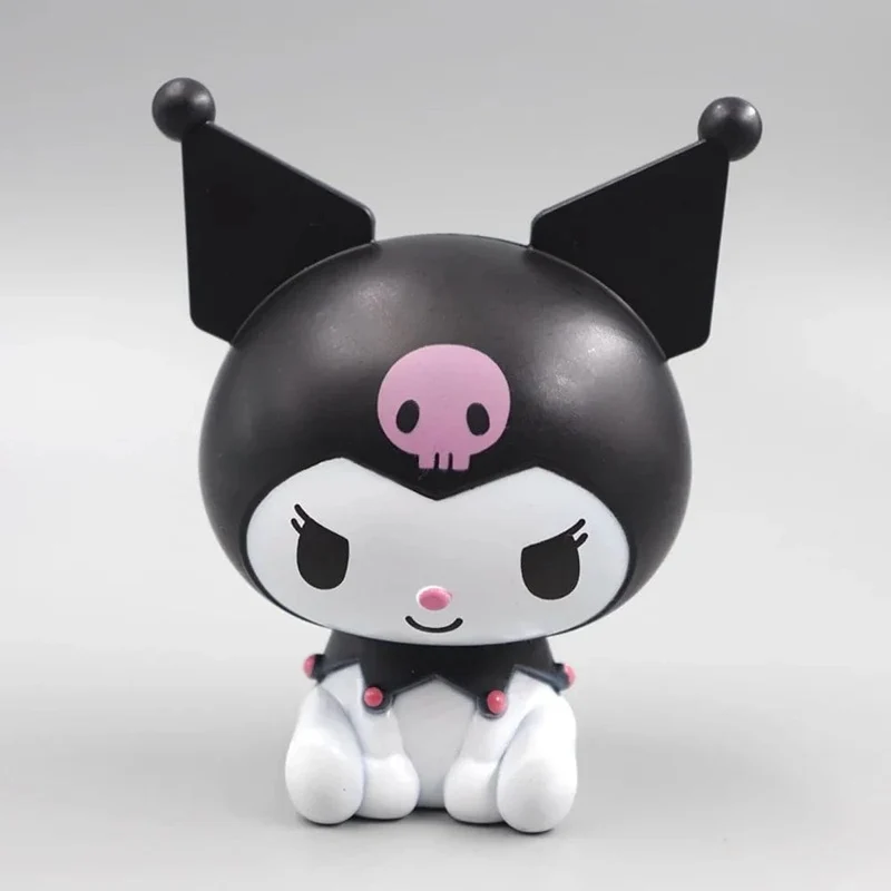 Kawaii Sanrio Anime Figur Cinnamoroll Pachacco Kuromi Puppe Hallo Kitty Action-Figuren DIY Kuchen dekorieren Spielzeug Geschenke für Kinder