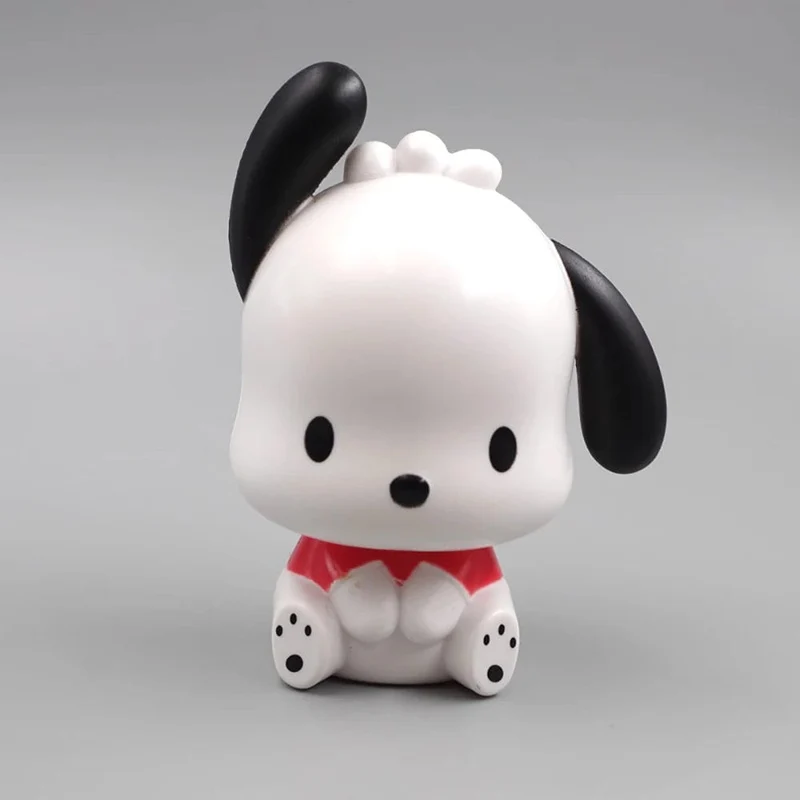 Kawaii Sanrio Anime Figur Cinnamoroll Pachacco Kuromi Puppe Hallo Kitty Action-Figuren DIY Kuchen dekorieren Spielzeug Geschenke für Kinder