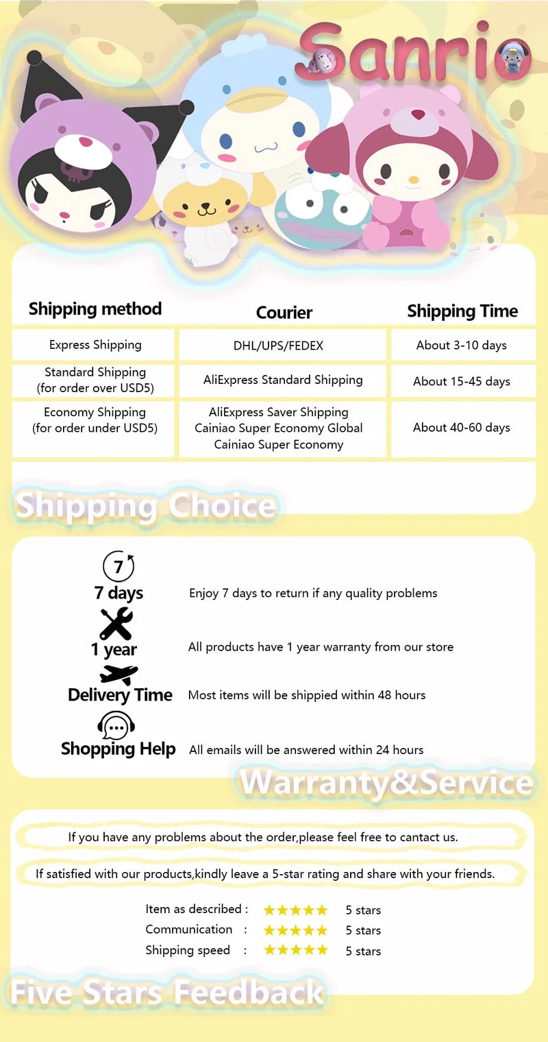 Kawaii Sanrio Anime Figur Cinnamoroll Pachacco Kuromi Puppe Hallo Kitty Action-Figuren DIY Kuchen dekorieren Spielzeug Geschenke für Kinder