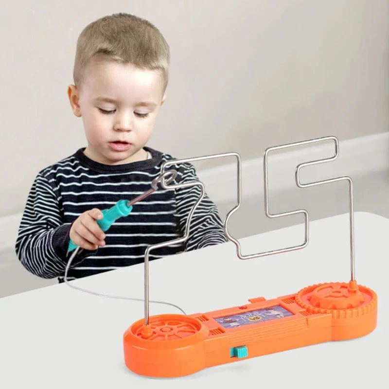 Buzz Wire Game Kinder Kollision Stromschlag Labyrinth Touch Spiel Spielzeug Spielen in Familie Party Junge Mädchen Geschenk Schaltung Wissenschaft Experiment