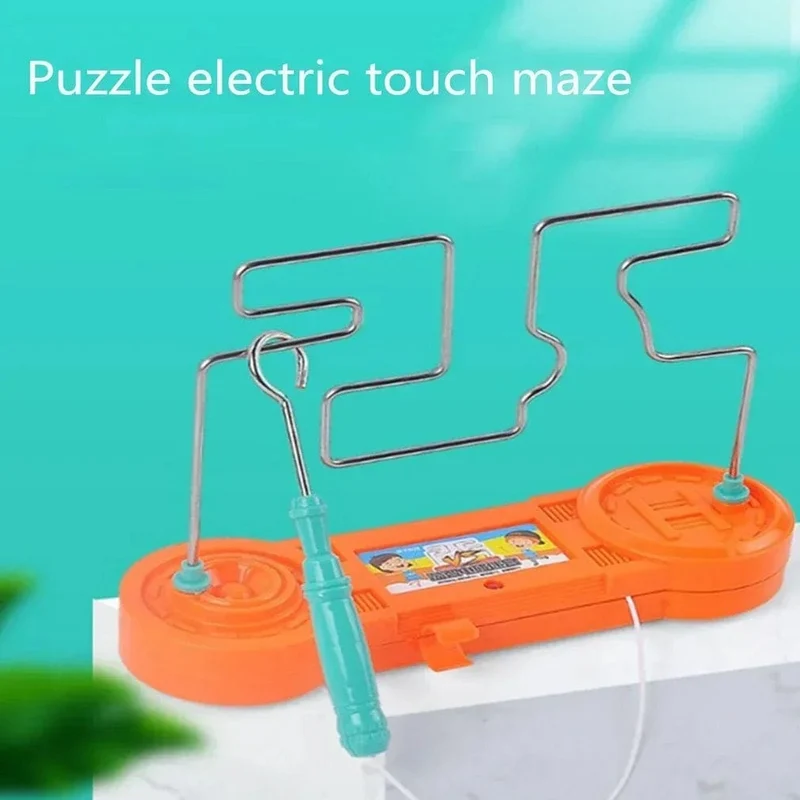 Buzz Wire Game Kinder Kollision Stromschlag Labyrinth Touch Spiel Spielzeug Spielen in Familie Party Junge Mädchen Geschenk Schaltung Wissenschaft Experiment