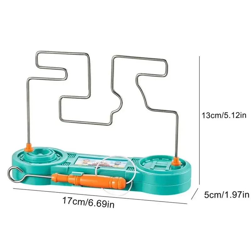Buzz Wire Game Kinder Kollision Stromschlag Labyrinth Touch Spiel Spielzeug Spielen in Familie Party Junge Mädchen Geschenk Schaltung Wissenschaft Experiment