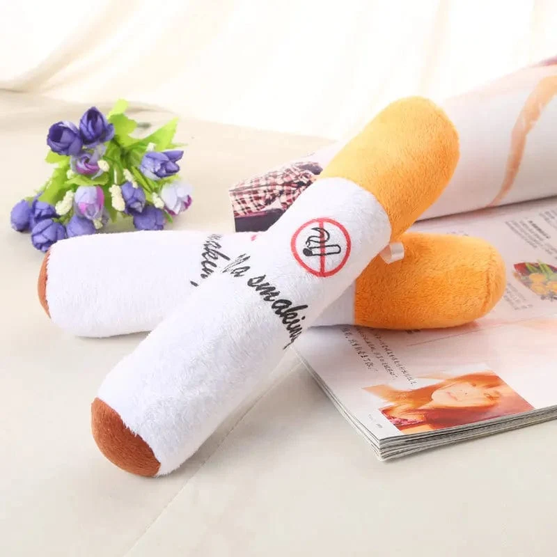 30-110cm Lustiges zylindrisches Raucher-Schlafzigarettenkissen-Smulation-Plüschtier-Mode-Freund-Geburtstagsgeschenk