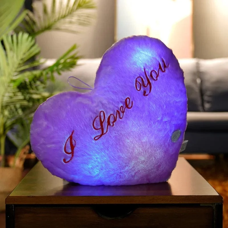 34CM Kreatives Spielzeug Leuchtendes Kissen Weiche Angefüllte Plüsch Leuchtende Bunte Sterne Kissen Led Licht Spielzeug Geschenk Für Kinder Kinder Mädchen