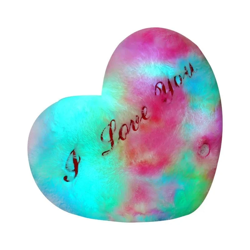 34CM Kreatives Spielzeug Leuchtendes Kissen Weiche Angefüllte Plüsch Leuchtende Bunte Sterne Kissen Led Licht Spielzeug Geschenk Für Kinder Kinder Mädchen