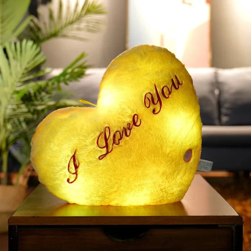 34CM Kreatives Spielzeug Leuchtendes Kissen Weiche Angefüllte Plüsch Leuchtende Bunte Sterne Kissen Led Licht Spielzeug Geschenk Für Kinder Kinder Mädchen