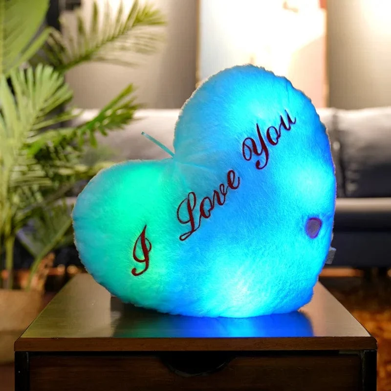 34CM Kreatives Spielzeug Leuchtendes Kissen Weiche Angefüllte Plüsch Leuchtende Bunte Sterne Kissen Led Licht Spielzeug Geschenk Für Kinder Kinder Mädchen