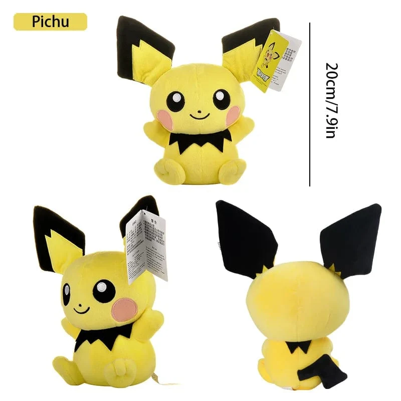 Pokemon Kawaii Pikachu Eevee Mew Charizard Stofftiere Cartoon & Niedliche Plüschpuppe Dekokissen Weihnachten Halloween Tag Geschenk