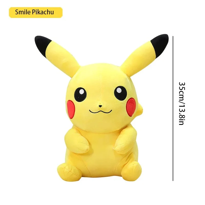 Pokemon Kawaii Pikachu Eevee Mew Charizard Stofftiere Cartoon & Niedliche Plüschpuppe Dekokissen Weihnachten Halloween Tag Geschenk