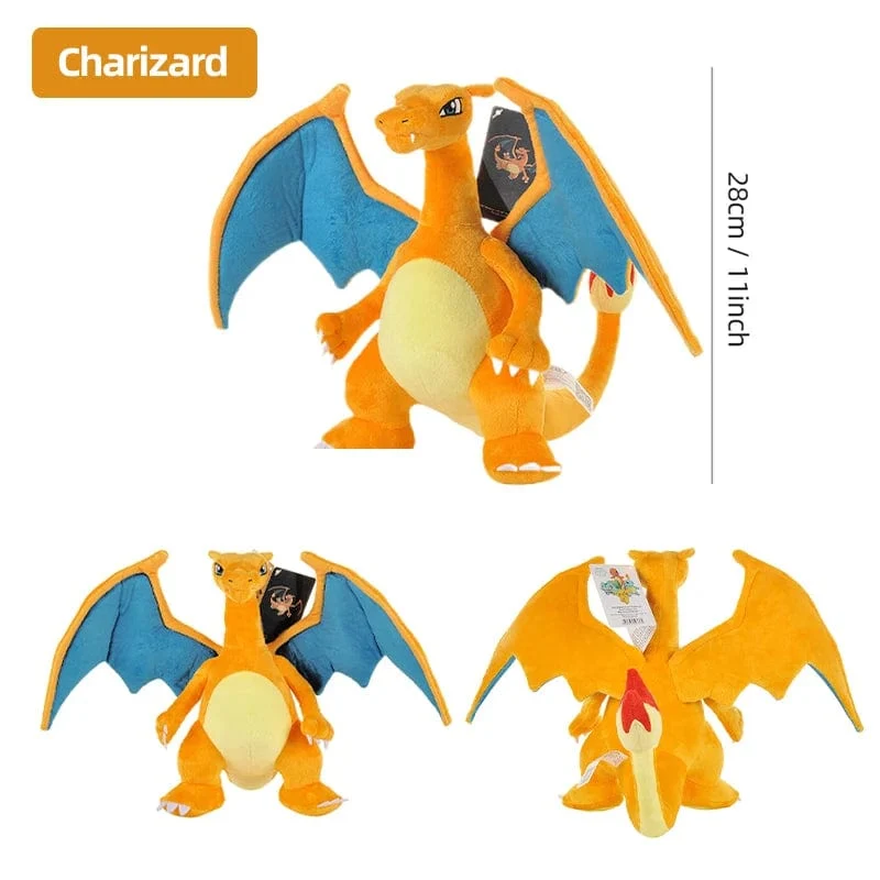 Pokemon Kawaii Pikachu Eevee Mew Charizard Stofftiere Cartoon & Niedliche Plüschpuppe Dekokissen Weihnachten Halloween Tag Geschenk