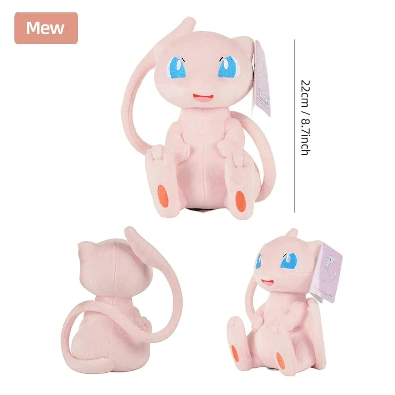 Pokemon Kawaii Pikachu Eevee Mew Charizard Stofftiere Cartoon & Niedliche Plüschpuppe Dekokissen Weihnachten Halloween Tag Geschenk