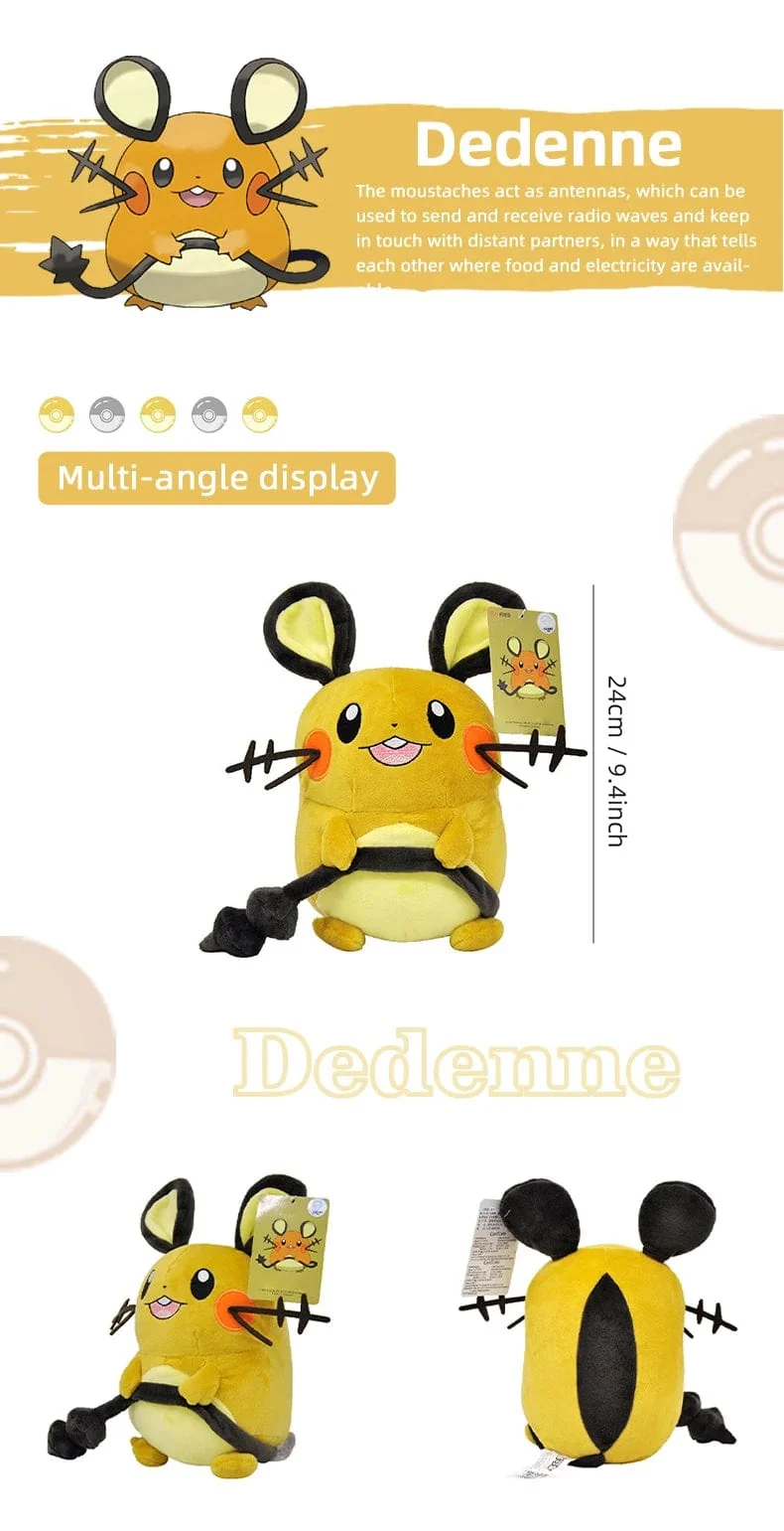 Pokemon Kawaii Pikachu Eevee Mew Charizard Stofftiere Cartoon & Niedliche Plüschpuppe Dekokissen Weihnachten Halloween Tag Geschenk
