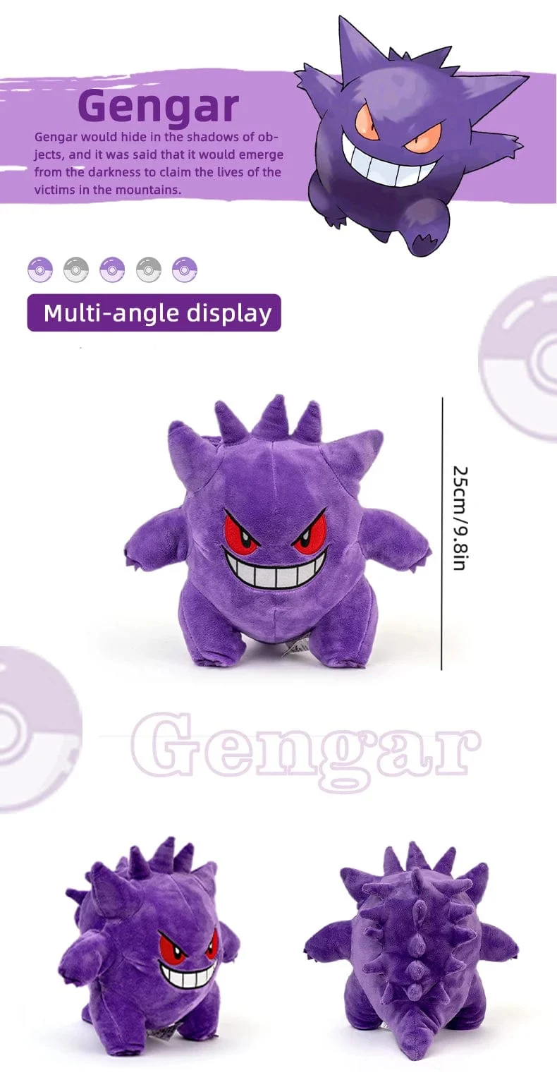 Pokemon Kawaii Pikachu Eevee Mew Charizard Stofftiere Cartoon & Niedliche Plüschpuppe Dekokissen Weihnachten Halloween Tag Geschenk