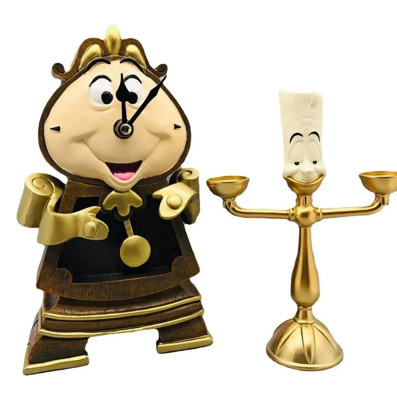 Disney Die Schöne und das Biest Cogsworth Mr Clock 24 cm Actionfigur Figur Sammlung Dekoration Spielzeug PVC Modell Weihnachtsgeschenke