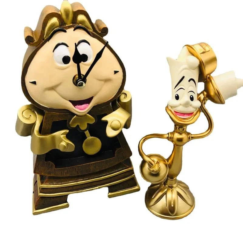 Disney Die Schöne und das Biest Cogsworth Mr Clock 24 cm Actionfigur Figur Sammlung Dekoration Spielzeug PVC Modell Weihnachtsgeschenke