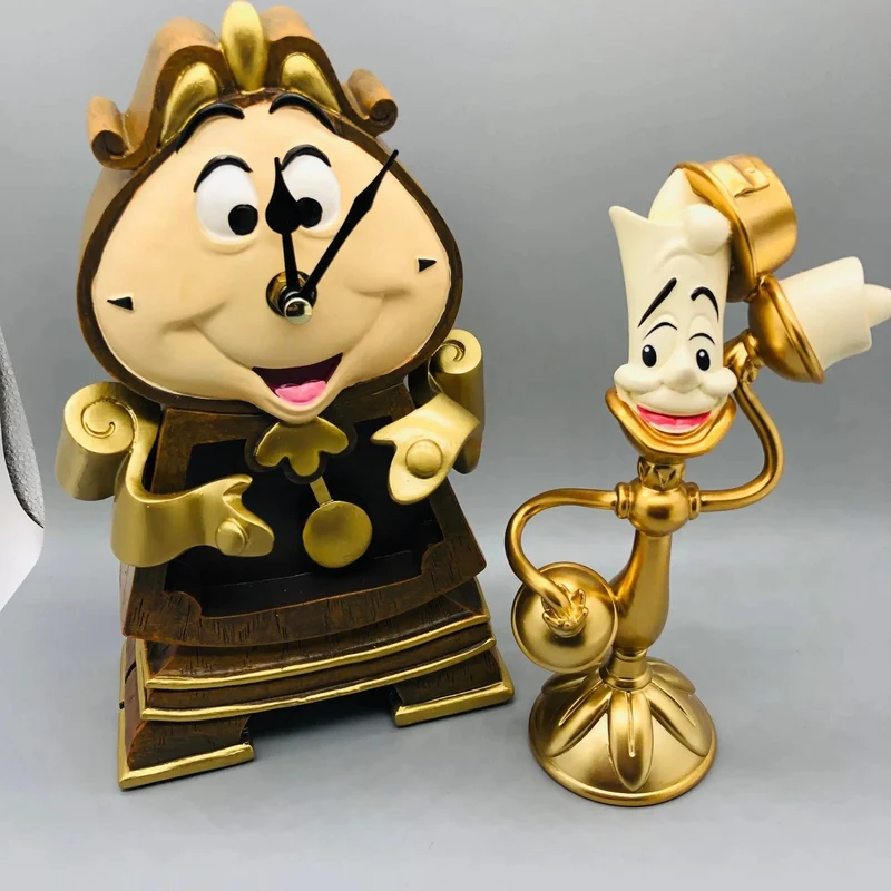 Disney Die Schöne und das Biest Cogsworth Mr Clock 24 cm Actionfigur Figur Sammlung Dekoration Spielzeug PVC Modell Weihnachtsgeschenke