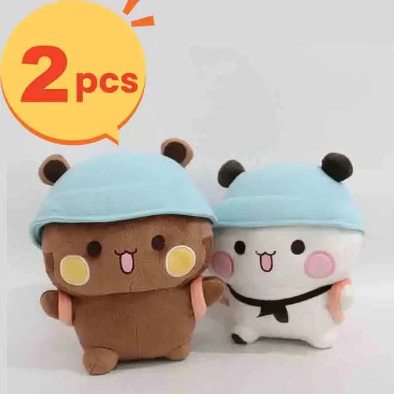 Süßes Ausdruckspaket Puppe Bubu Dudu Plüschtier Yier Pandabär Plüschtier Puppe Weiches Stofftier Dekor Kinder Spielzeug Geschenk