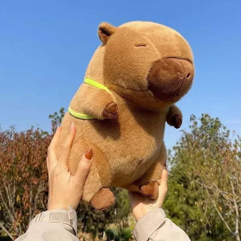 Kapibala Capybara Plüschtier, süßes Internet-Promi-Capybara-Jun-Puppe, hässliche süße Puppe, Meerschweinchen-Puppe, Jungen, Mädchen, Anime, Kawaii