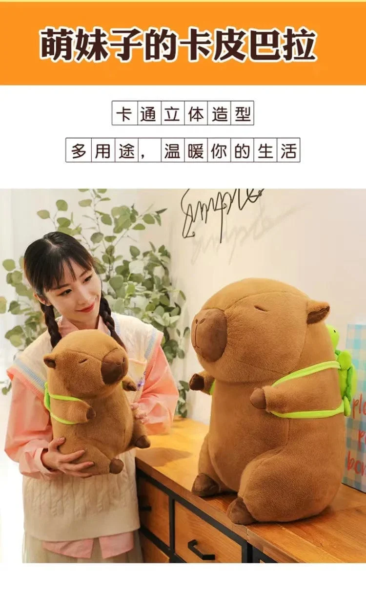 Kapibala Capybara Plüschtier, süßes Internet-Promi-Capybara-Jun-Puppe, hässliche süße Puppe, Meerschweinchen-Puppe, Jungen, Mädchen, Anime, Kawaii