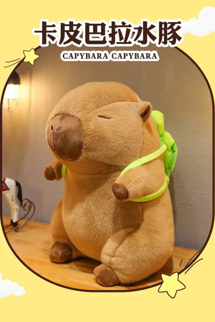 Kapibala Capybara Plüschtier, süßes Internet-Promi-Capybara-Jun-Puppe, hässliche süße Puppe, Meerschweinchen-Puppe, Jungen, Mädchen, Anime, Kawaii