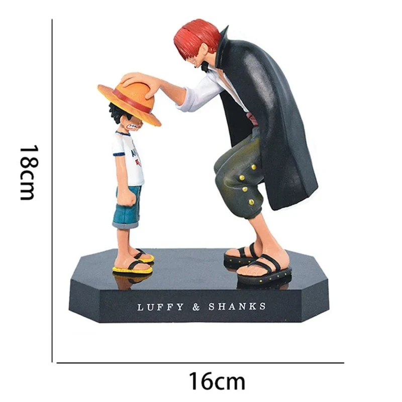 18 cm One Piece Anime Figur Vier Kaiser Shanks Strohhut Luffy Actionfigur One Piece Sabo Ace Sanji Roronoa Zoro Figur