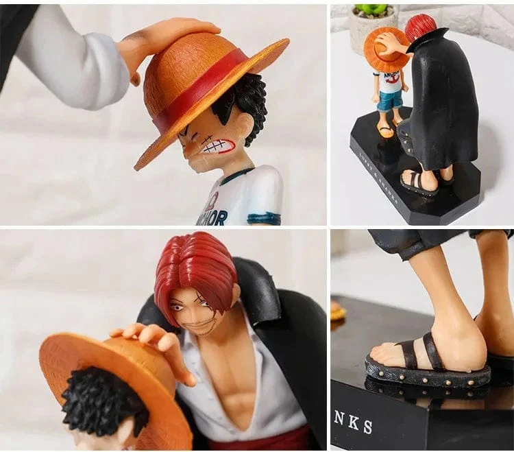18 cm One Piece Anime Figur Vier Kaiser Shanks Strohhut Luffy Actionfigur One Piece Sabo Ace Sanji Roronoa Zoro Figur
