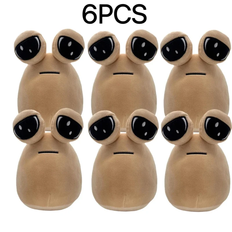 Neues 21 cm heißes Spiel, mein Haustier, Alien Pou, Plüschtier, Furdiburb Emotion, Alien, Plüschtier, Stofftier, Pou-Puppe, Geburtstags- und Weihnachtsgeschenk