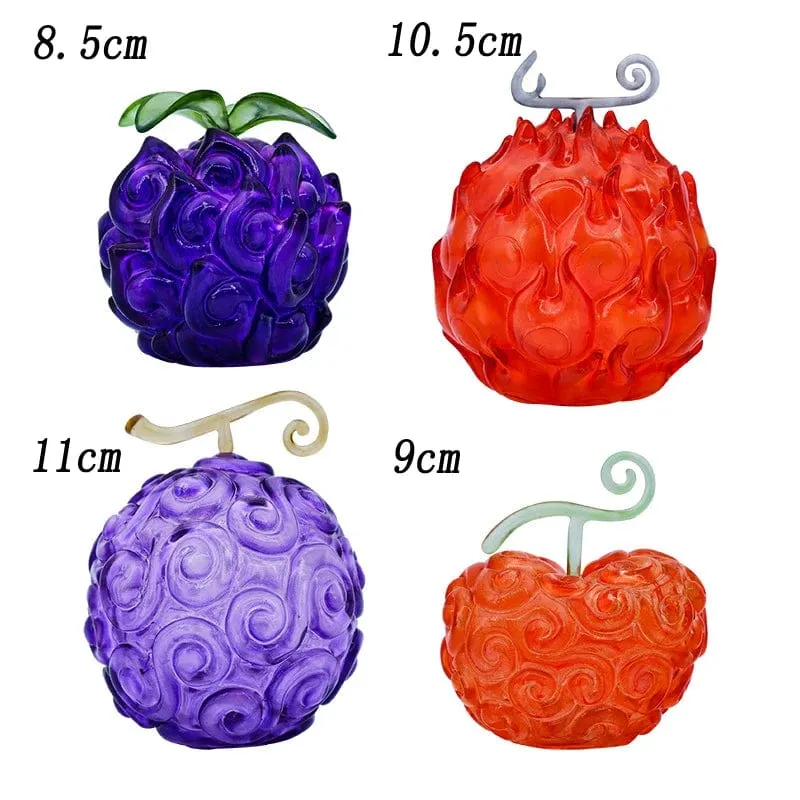 GK ONE PIECE Teufelsfrucht Modell Actionfigur Dämon Op-Op Frucht Flamme-Flamme Frucht Gum-Gum Frucht Leuchtende Sammlung Puppenspielzeug