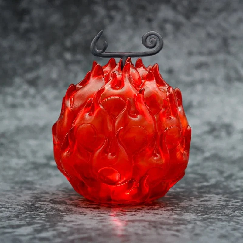 GK ONE PIECE Teufelsfrucht Modell Actionfigur Dämon Op-Op Frucht Flamme-Flamme Frucht Gum-Gum Frucht Leuchtende Sammlung Puppenspielzeug
