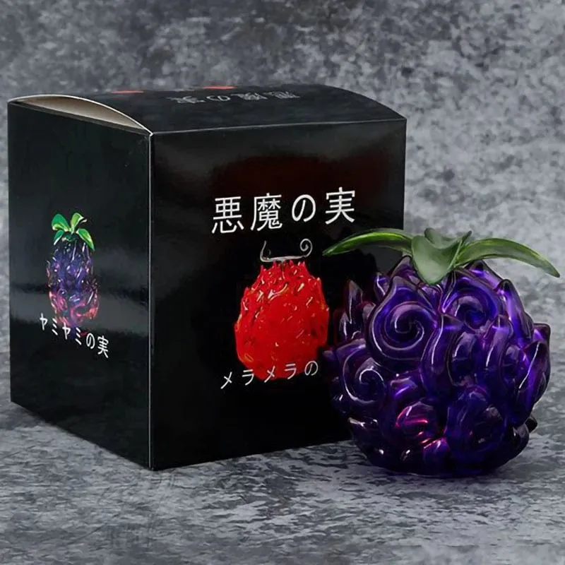 GK ONE PIECE Teufelsfrucht Modell Actionfigur Dämon Op-Op Frucht Flamme-Flamme Frucht Gum-Gum Frucht Leuchtende Sammlung Puppenspielzeug