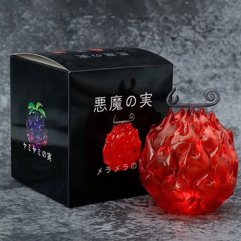 GK ONE PIECE Teufelsfrucht Modell Actionfigur Dämon Op-Op Frucht Flamme-Flamme Frucht Gum-Gum Frucht Leuchtende Sammlung Puppenspielzeug