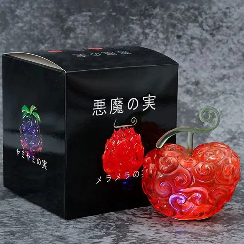 GK ONE PIECE Teufelsfrucht Modell Actionfigur Dämon Op-Op Frucht Flamme-Flamme Frucht Gum-Gum Frucht Leuchtende Sammlung Puppenspielzeug
