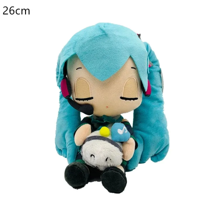 Explosive Hatsune Miku Plüschpuppe Schönes Mädchen Peripherie-Plüschtier Kawaii Kissen Mädchen Geburtstagsgeschenk Paargeschenk