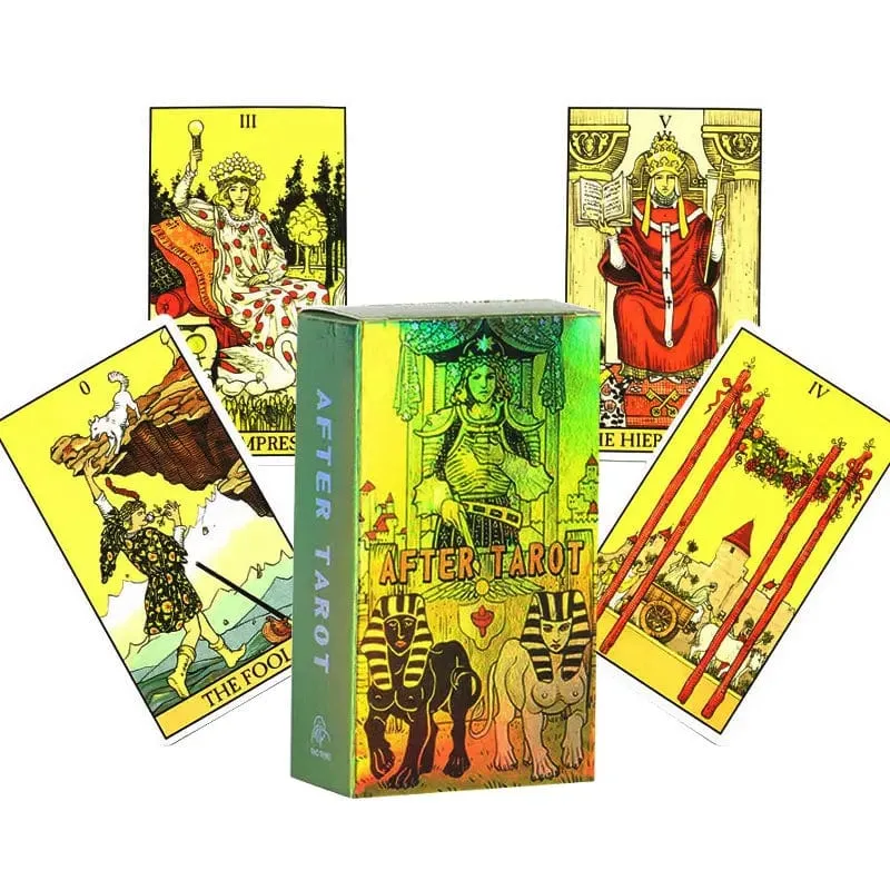 Nach Tarot Orakel Tarot Karte Schicksal Wahrsagerei Prophezeiung Karte Familie Party Spiel Tarot 78 Karten Deck PDF Guide