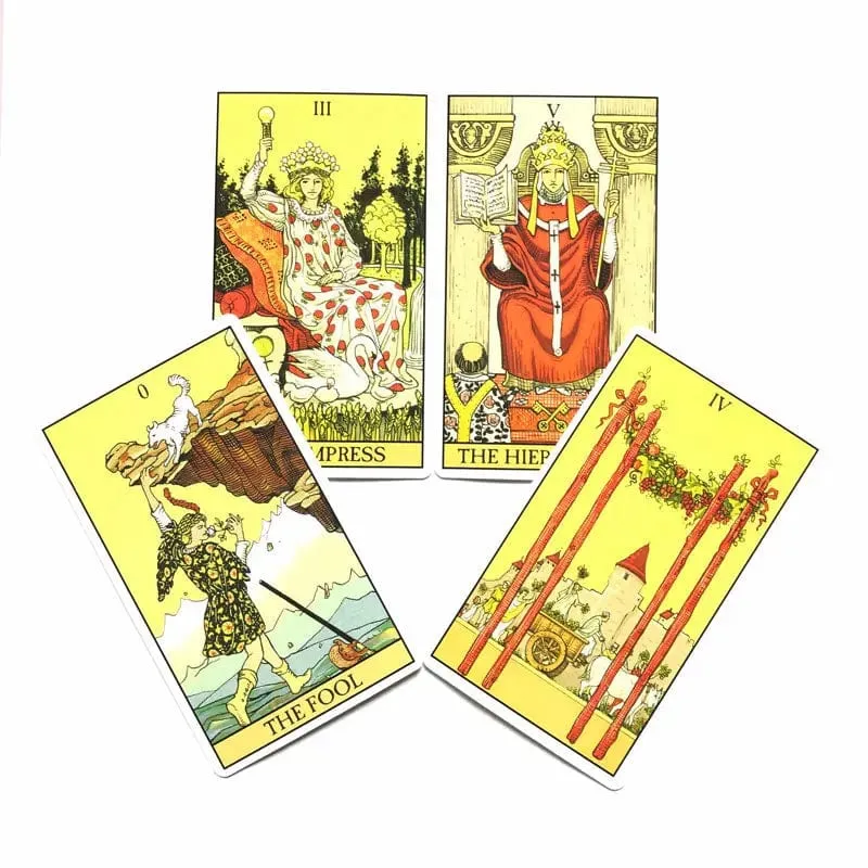 Nach Tarot Orakel Tarot Karte Schicksal Wahrsagerei Prophezeiung Karte Familie Party Spiel Tarot 78 Karten Deck PDF Guide