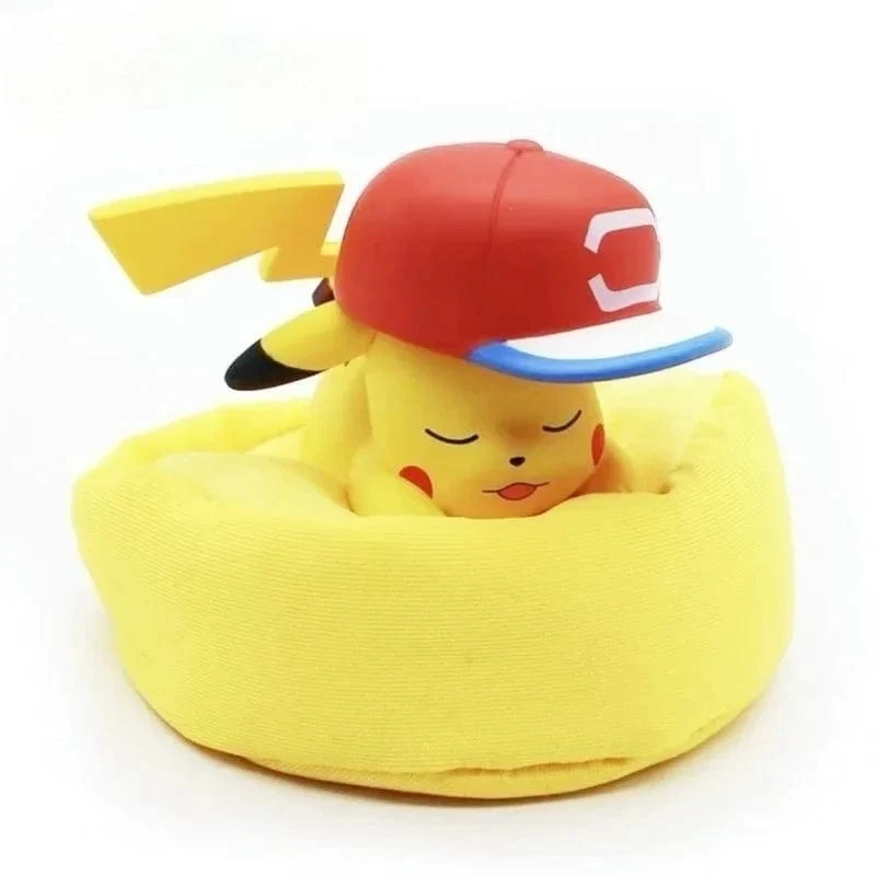 Pokemon Modellbausatz Anime-Figuren Figur Sternentraum Pikachu Bulbasaur Serie Autoinnenraum Hand Schlafposition Spielzeug Geschenke