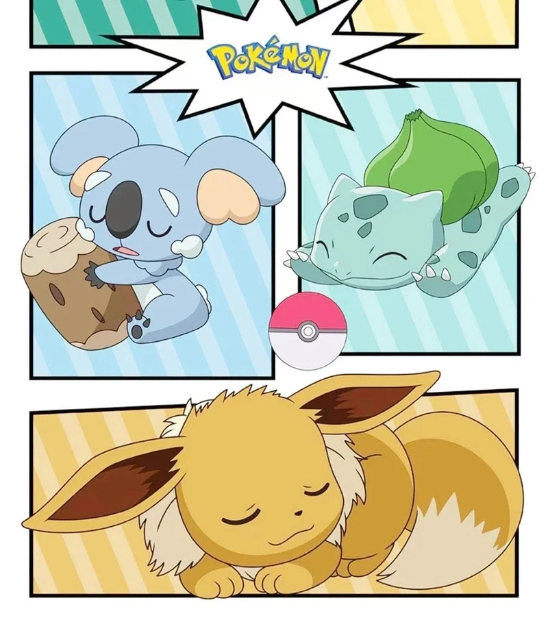 Pokemon Modellbausatz Anime-Figuren Figur Sternentraum Pikachu Bulbasaur Serie Autoinnenraum Hand Schlafposition Spielzeug Geschenke
