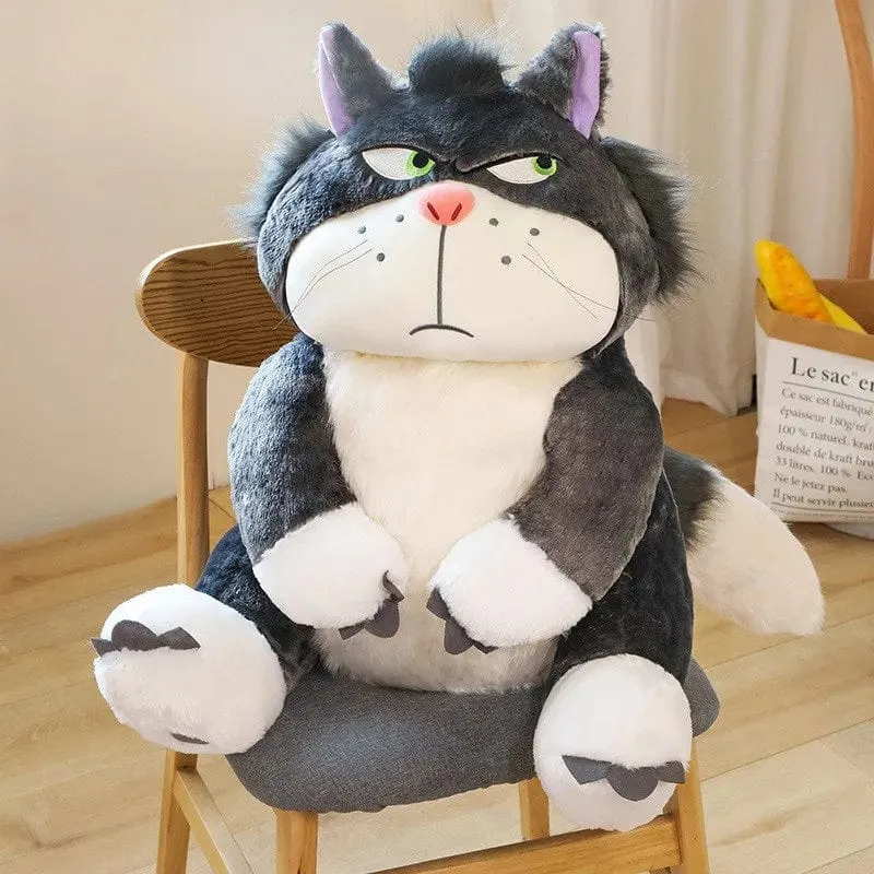 30CM Kreativer Cartoon Luzifer Lustige Katze Plüschtier Puppe Luzifer Puppe Ornamente Kinder Komfort Kissen Weihnachtsgeschenk