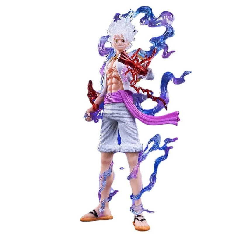 21CM Anime One Piece Luffy GEAR 5 Figur Nika Sonnengott Actionfiguren zum Sammeln Modell Puppenspielzeug Kindergeschenk