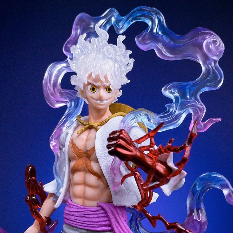 21CM Anime One Piece Luffy GEAR 5 Figur Nika Sonnengott Actionfiguren zum Sammeln Modell Puppenspielzeug Kindergeschenk