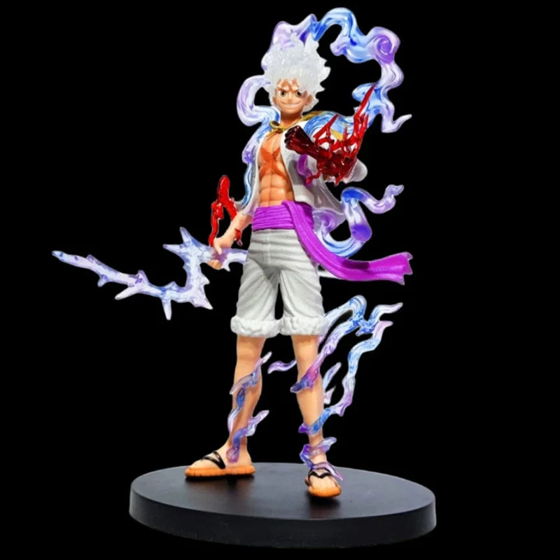 21CM Anime One Piece Luffy GEAR 5 Figur Nika Sonnengott Actionfiguren zum Sammeln Modell Puppenspielzeug Kindergeschenk