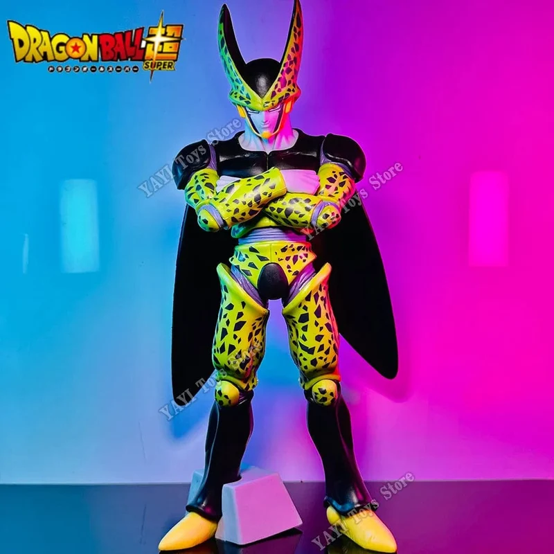 30 cm Dragon Ball Z Cell Anime Figur Spielzeug Ultimative Form Dbz Super Saiyajin Actionfiguren PVC Sammlermodell Spielzeug für Kinder Geschenk