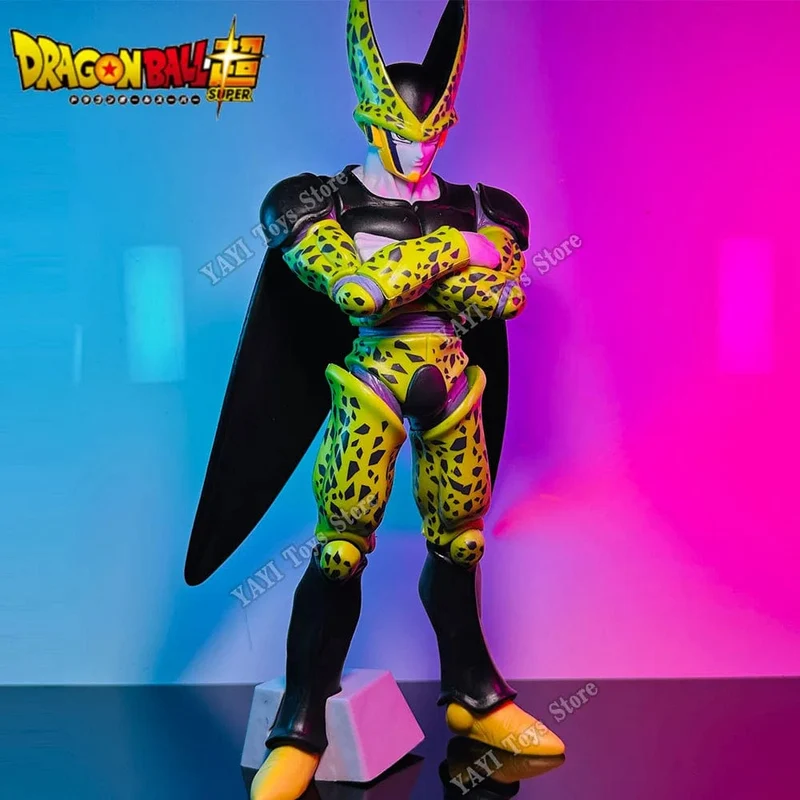 30 cm Dragon Ball Z Cell Anime Figur Spielzeug Ultimative Form Dbz Super Saiyajin Actionfiguren PVC Sammlermodell Spielzeug für Kinder Geschenk